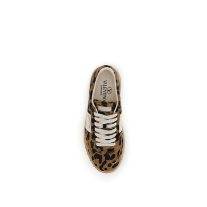Valentino Garavani Upvillage Leopard Print Sneaker