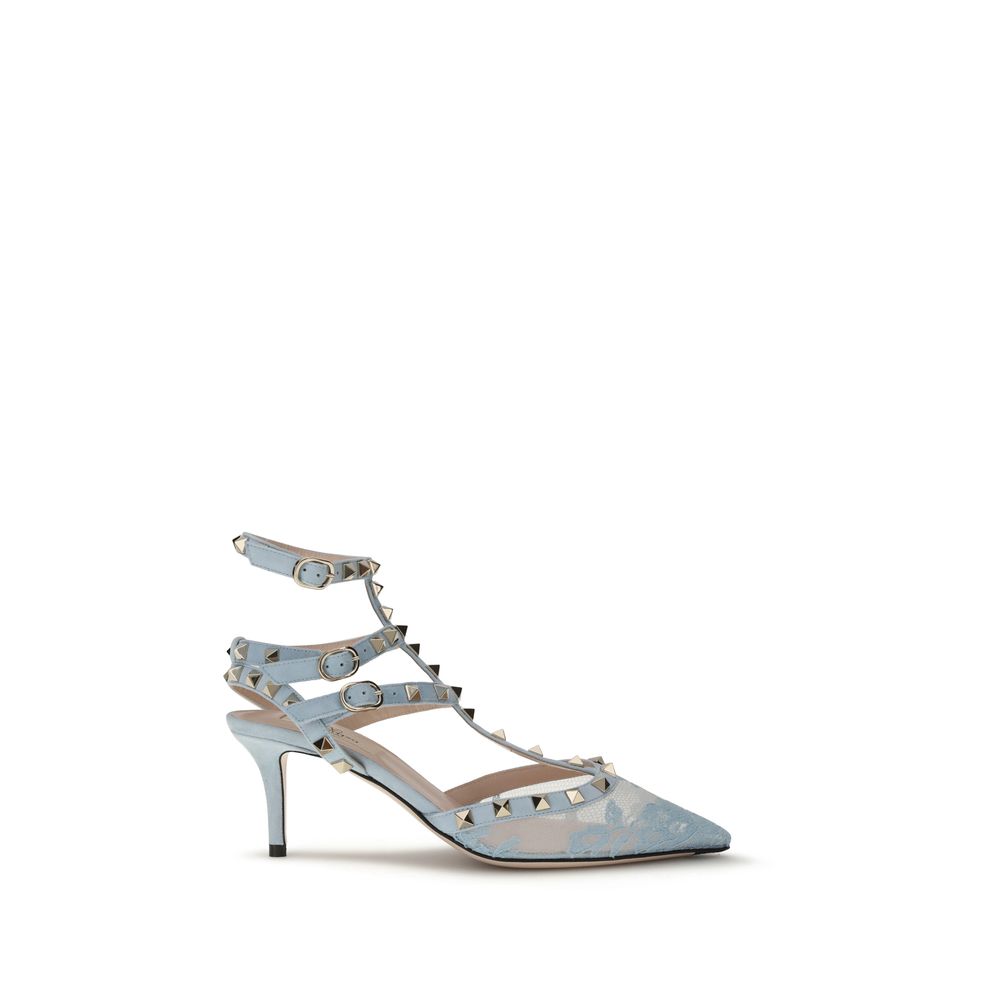 Valentino Garavani Rockstud Ankle Strap Pumps