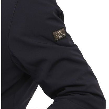 Yes Zee Blue Nylon Jacket with Removable Hood