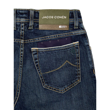 Jacob Cohen Limited Edition Blue Cotton Skinny Jean