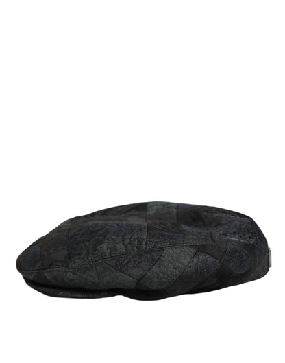 Dolce & Gabbana Black Polyester Newsboy Capello Hat