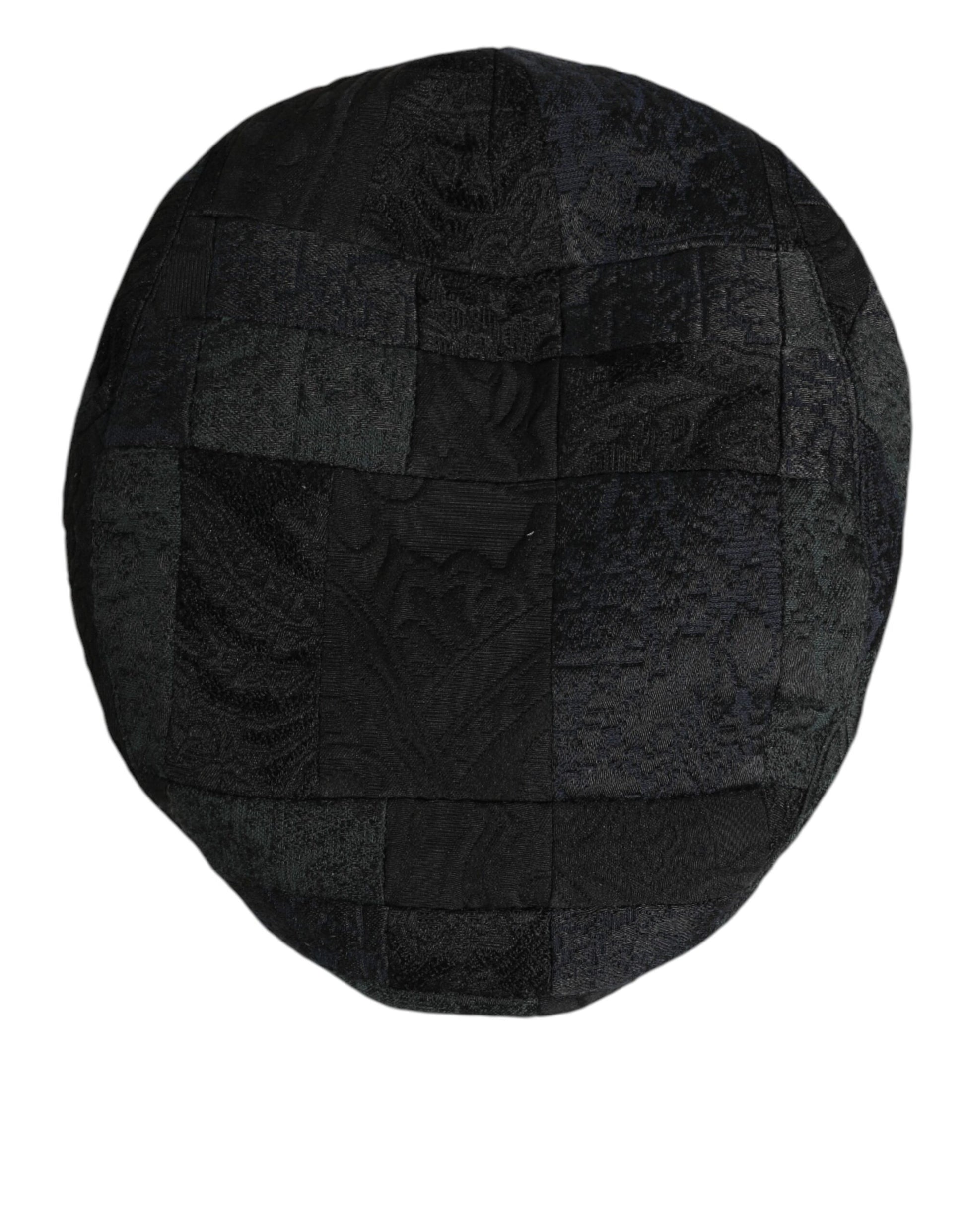 Dolce & Gabbana Black Polyester Newsboy Capello Hat