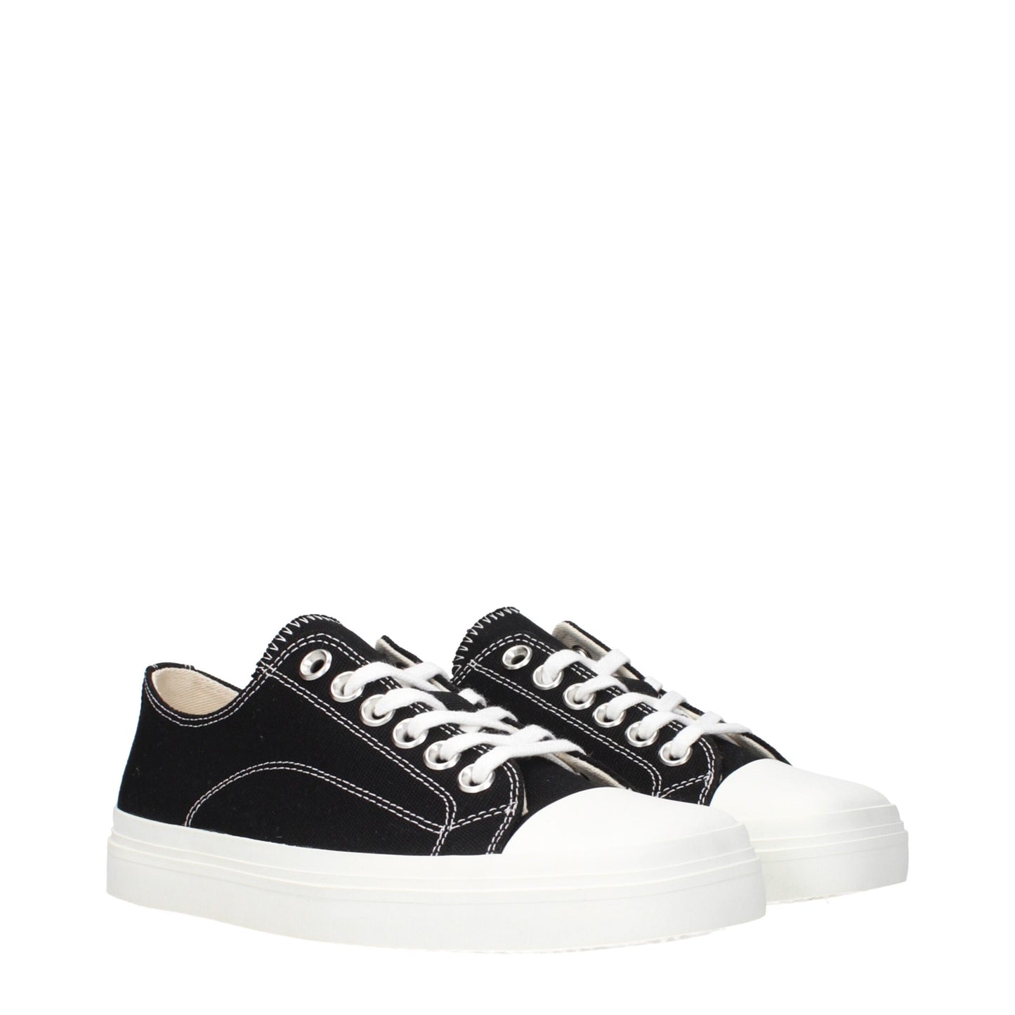 Moschino Black Fabric Low Tops - Stylish Statement Sneakers