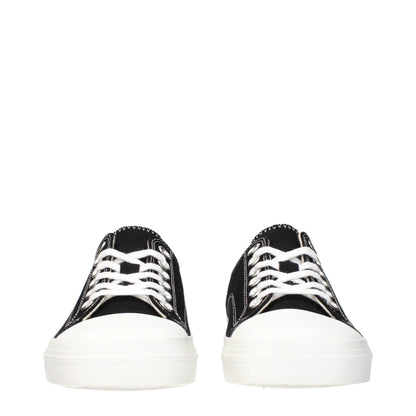 Moschino Black Fabric Low Tops - Stylish Statement Sneakers