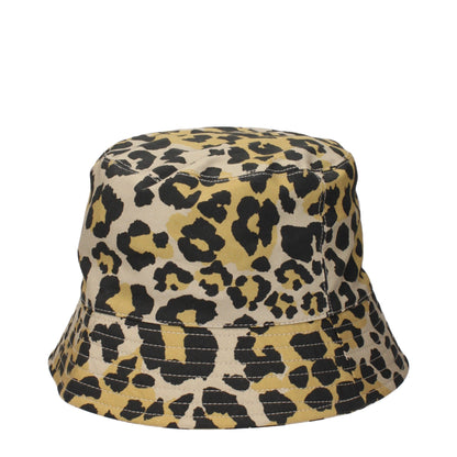 Max Mara Leopard Print Cotton Bucket Hat