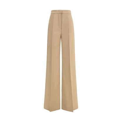 Max Mara Fernet Pants - Elegant High-Waisted Fleece Wool Trousers