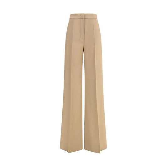 Max Mara Fernet Pants - Elegant High-Waisted Fleece Wool Trousers