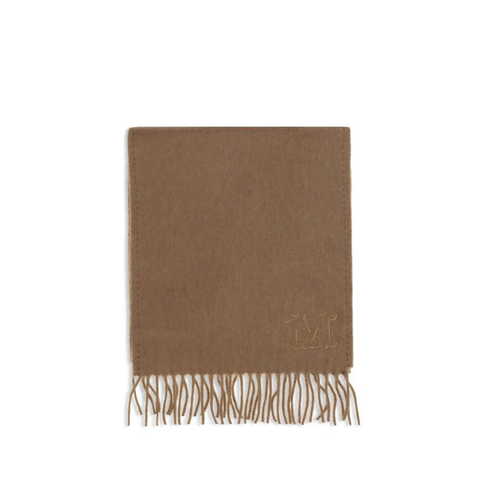 Max Mara Camel Scarf in Pure Sable Cashmere