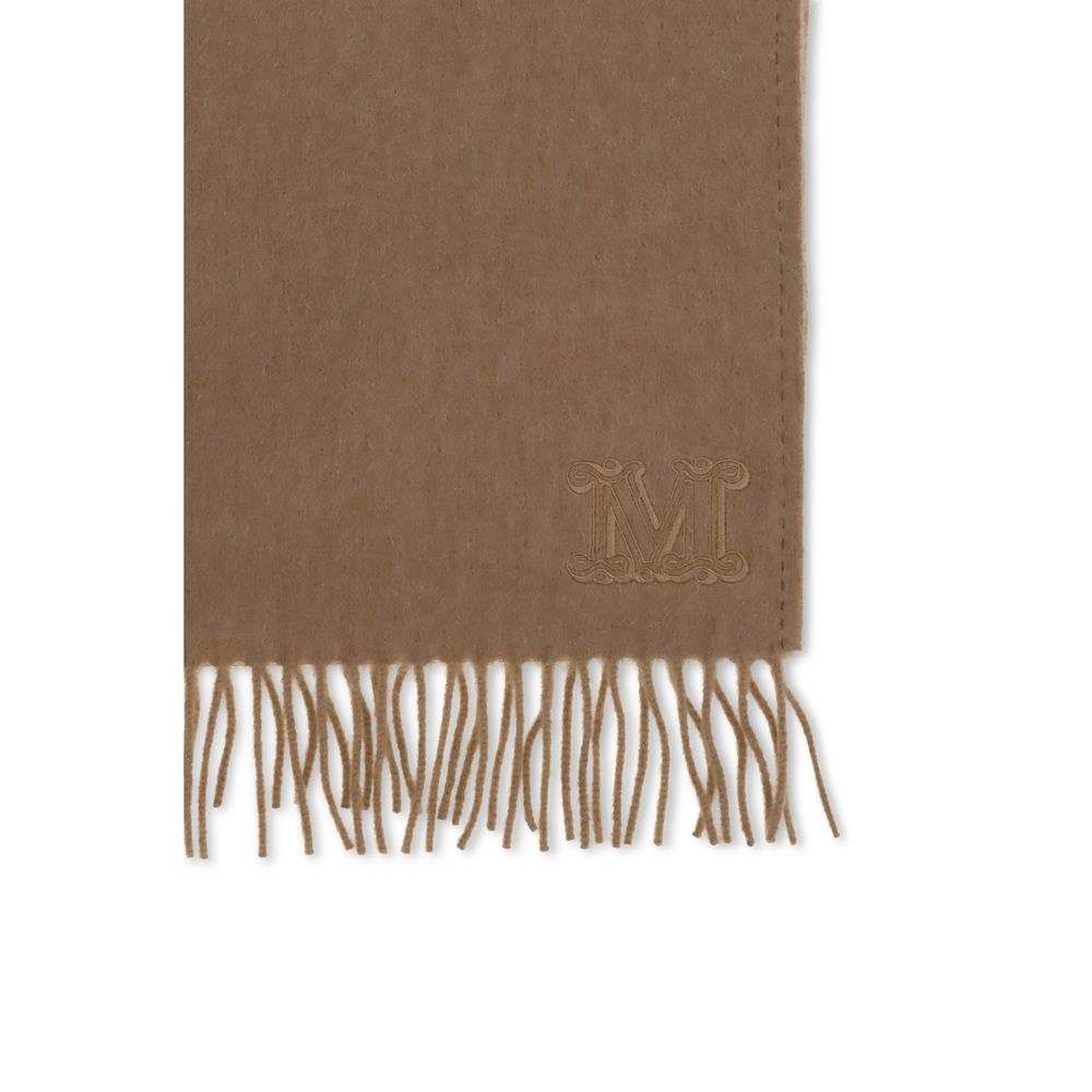 Max Mara Camel Scarf in Pure Sable Cashmere