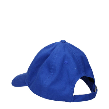 Marcelo Burlon Blue Cotton Baseball Hat