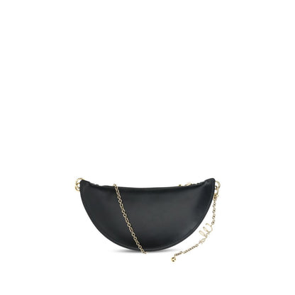 Chloé Black Leather Icons Charms Shoulder Bag
