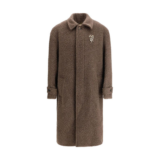 Golden Goose Journey Brown Single-breasted Coat for Men