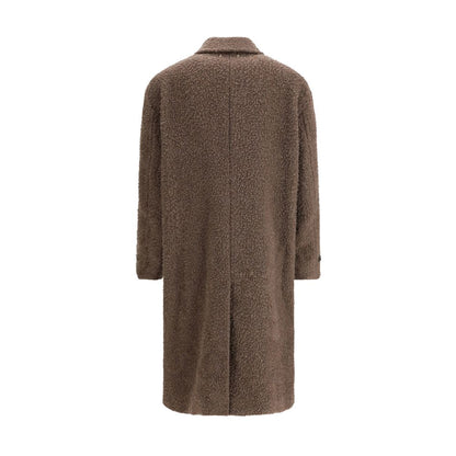 Golden Goose Journey Brown Single-breasted Coat for Men