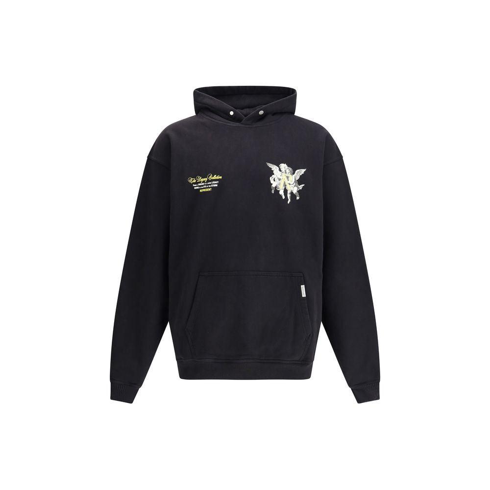 Legacy Cherubs Hoodie - Jet Black Oversized Fashion Statement