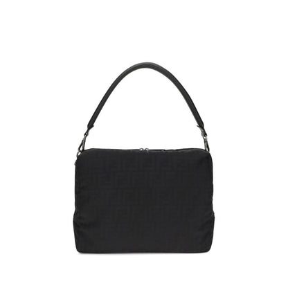 Fendi Lui Large Black Polyamide Shoulder Bag