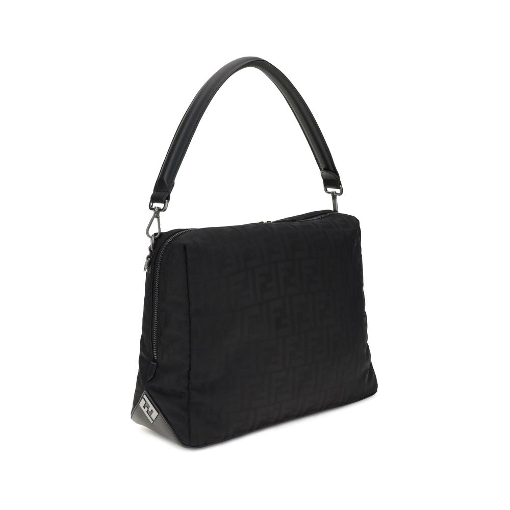 Fendi Lui Large Black Polyamide Shoulder Bag