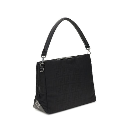 Fendi Lui Large Black Polyamide Shoulder Bag
