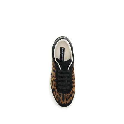 Dolce & Gabbana Saint Tropez Leopard Sneakers