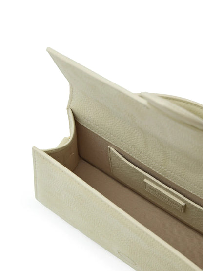 Jacquemus Beige Textured Le Grand Bambino Bag: A Chic Companion