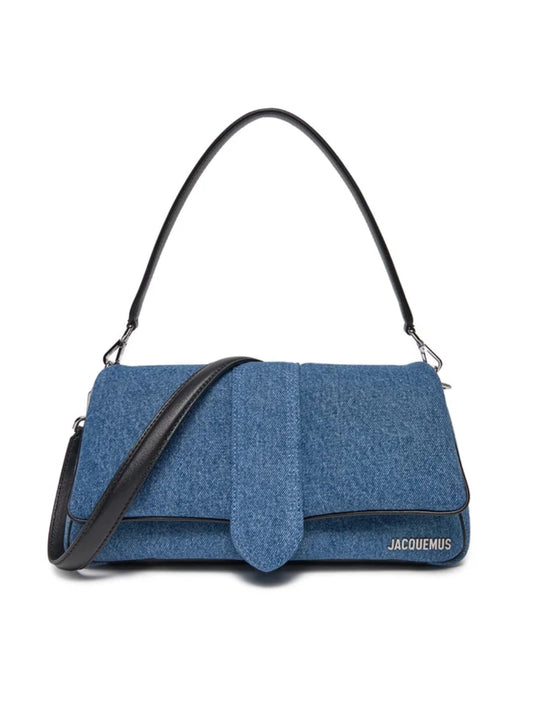 Jacquemus Le Bambimou Denim Handbag – Chic Mini Bag with Silver Hardware