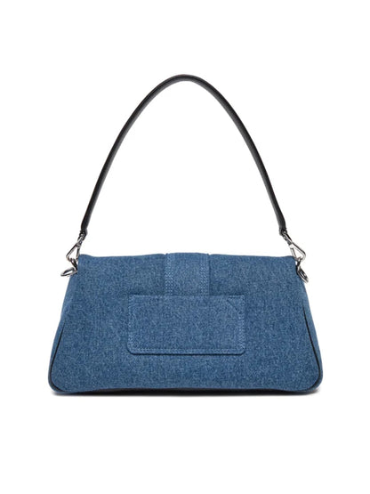 Jacquemus Le Bambimou Denim Handbag – Chic Mini Bag with Silver Hardware