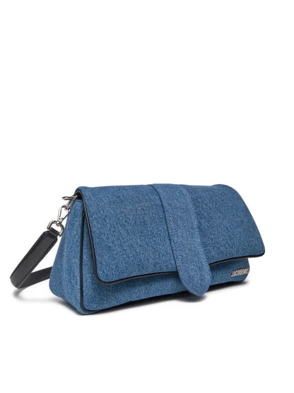 Jacquemus Le Bambimou Denim Handbag – Chic Mini Bag with Silver Hardware
