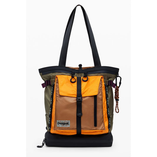 Desigual AuraVenture Explorer Green Polyester Women Backpack