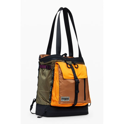 Desigual AuraVenture Explorer Green Polyester Women Backpack