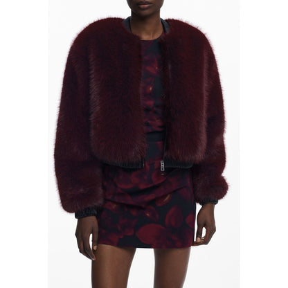 Desigual Red Polyester Women's Jacket