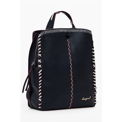 Desigual Manhattan Pespuntes Sumy Black Polyethylene Women Backpack