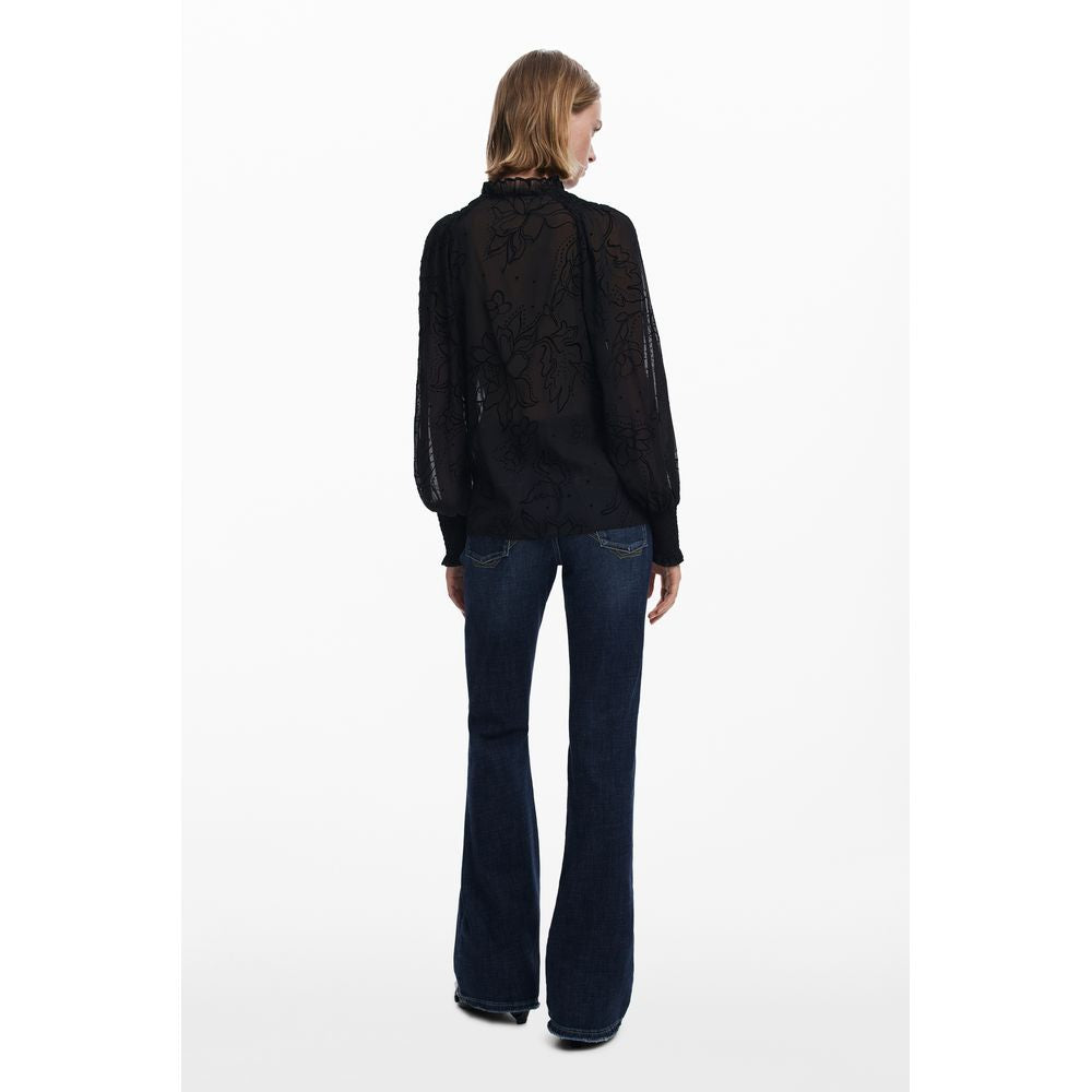 Desigual Black Polyester Women Blouse - A Statement of Individuality