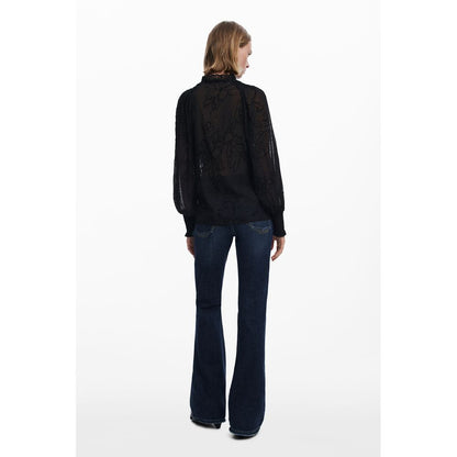 Desigual Black Polyester Women Blouse - A Statement of Individuality
