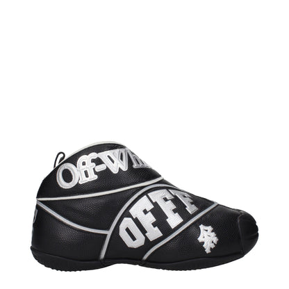 Off-White Black & White The Ball Mid-Top Sneakers
