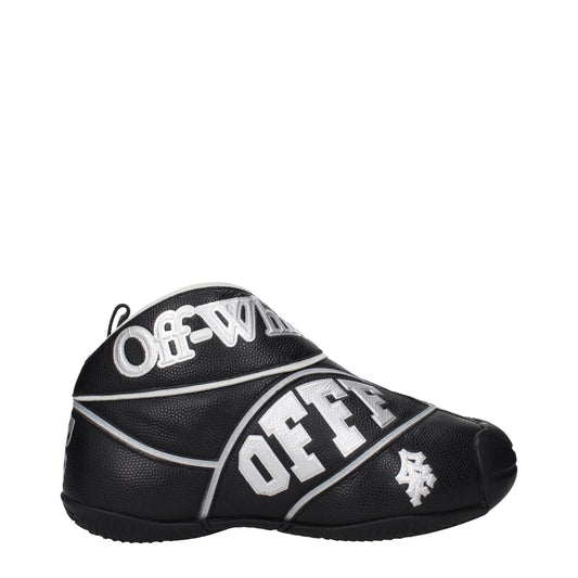 Off-White Black & White The Ball Mid-Top Sneakers