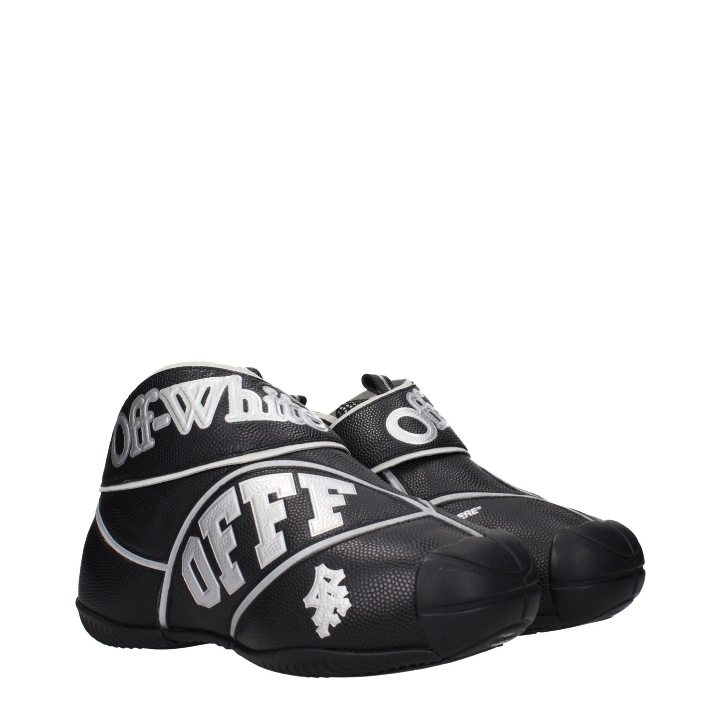 Off-White Black & White The Ball Mid-Top Sneakers