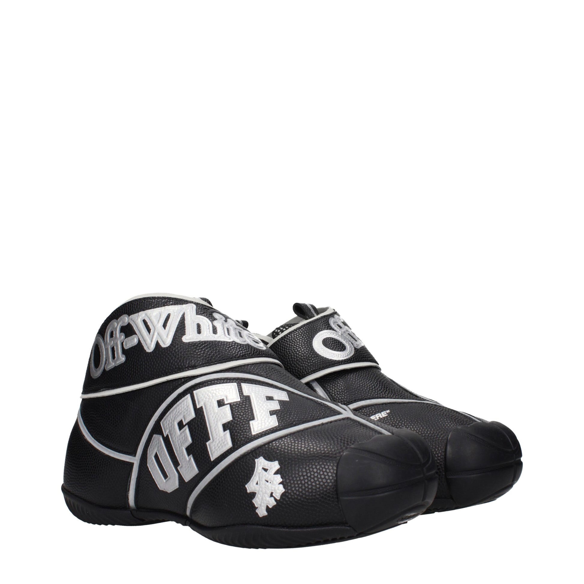 Off-White Black & White The Ball Mid-Top Sneakers