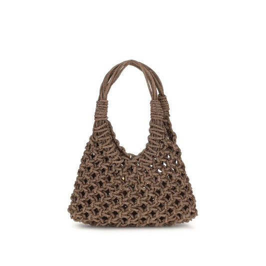 HIBOURAMA Brown Resin Handbag