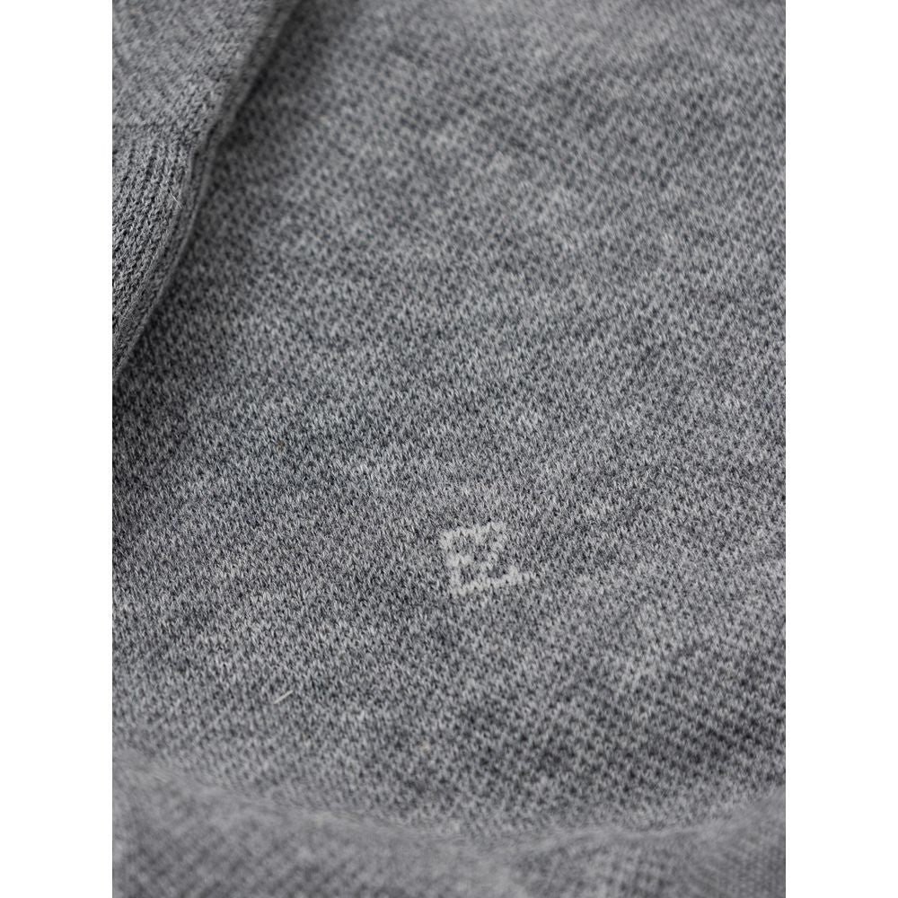 ZEGNA Gray Cotton Sock - 2-Pack of Premium Men's Socks
