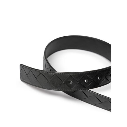 Bottega Veneta Dark Green Leather Belt