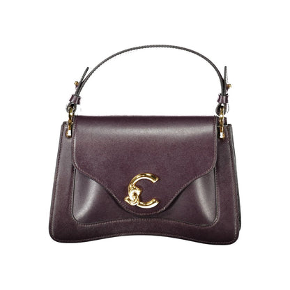 Coccinelle Purple Leather Handbag - C-ME Calf Bag