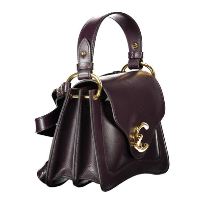 Coccinelle Purple Leather Handbag - C-ME Calf Bag