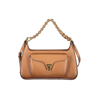 Coccinelle Brown Leather Handbag - Beat Generatio Bag