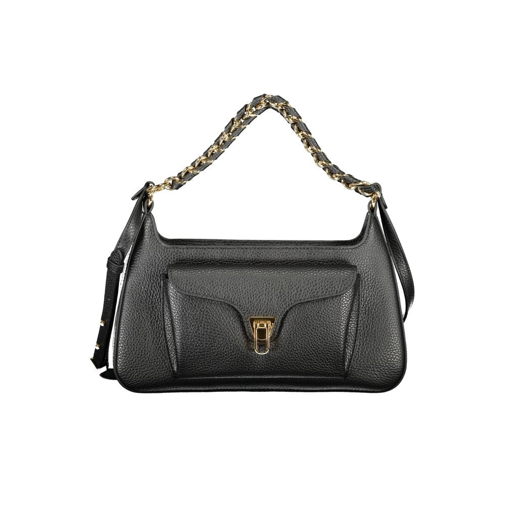 Coccinelle Black Leather Handbag - Beat Generatio Bag