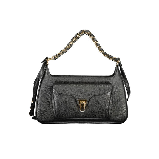 Coccinelle Black Leather Handbag - Beat Generatio Bag
