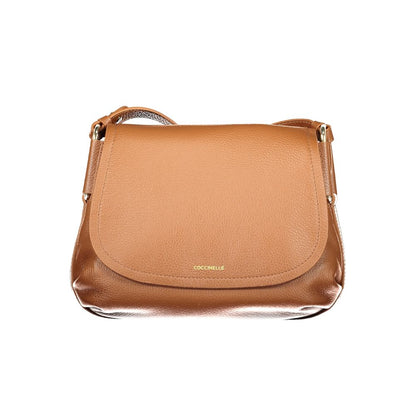 Coccinelle Rebekka Brown Leather Handbag