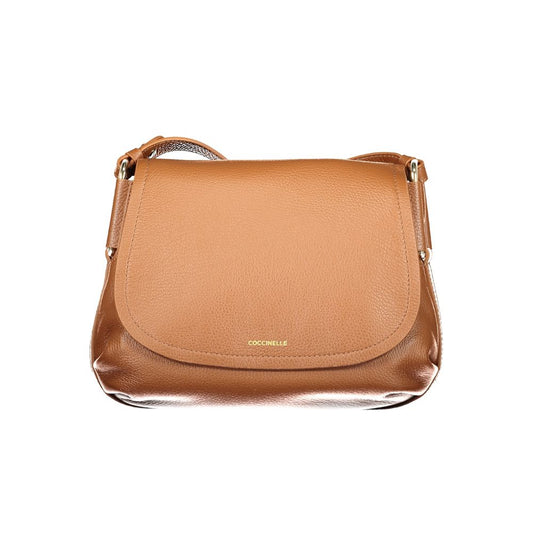 Coccinelle Rebekka Brown Leather Handbag