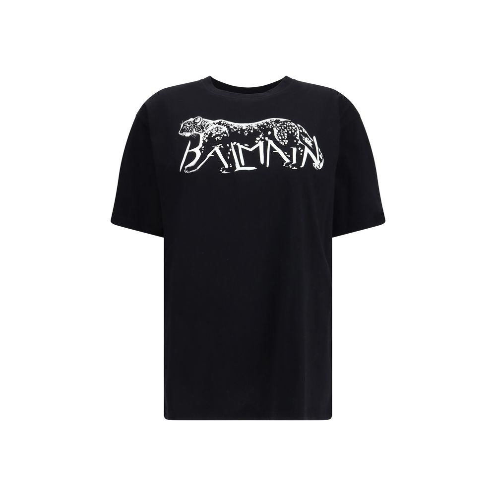 Balmain Leopard Print T-shirt