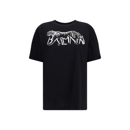 Balmain Leopard Print T-shirt