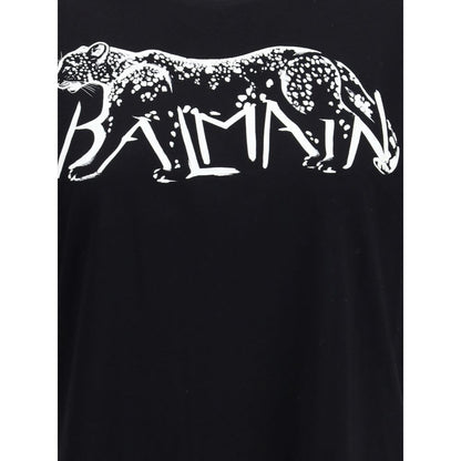 Balmain Leopard Print T-shirt