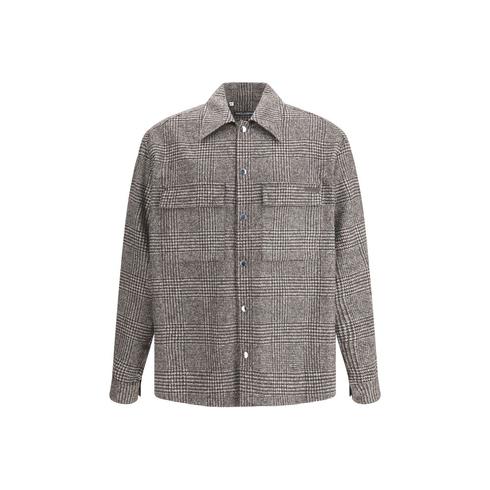 Dolce & Gabbana Oversized Tweed Shirt